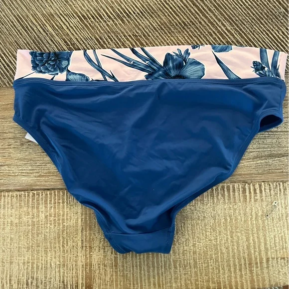 Skye Swimwear Floral Tankini - Blue and Pink - Picture 3 of 3